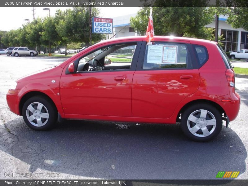 Victory Red / Charcoal 2008 Chevrolet Aveo Aveo5 Special Value