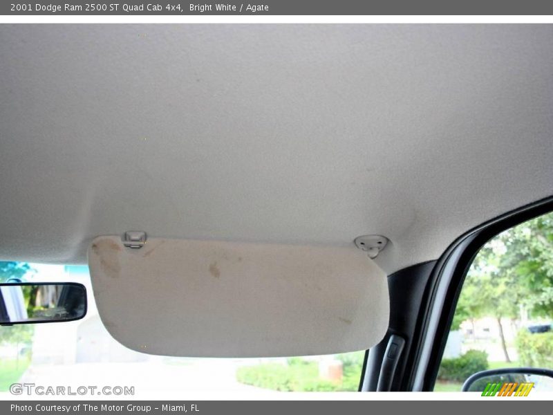 Bright White / Agate 2001 Dodge Ram 2500 ST Quad Cab 4x4