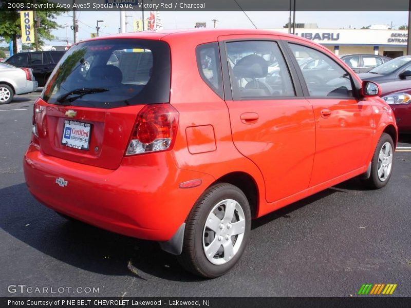 Victory Red / Charcoal 2008 Chevrolet Aveo Aveo5 Special Value