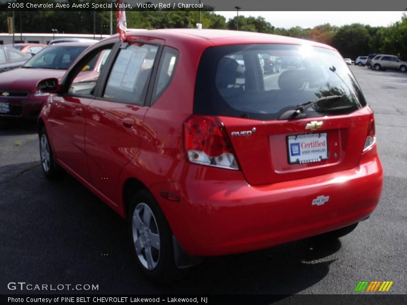 Victory Red / Charcoal 2008 Chevrolet Aveo Aveo5 Special Value