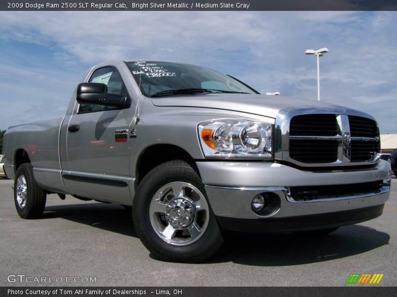 Bright Silver Metallic / Medium Slate Gray 2009 Dodge Ram 2500 SLT Regular Cab