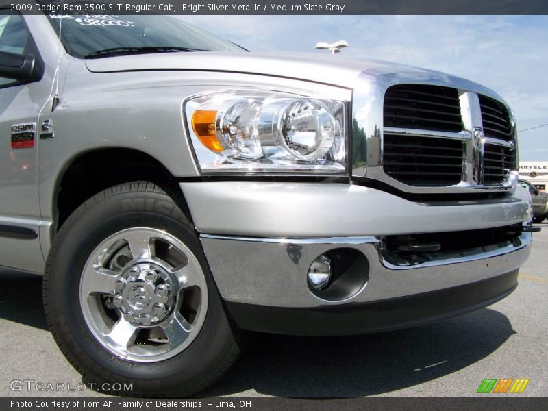 Bright Silver Metallic / Medium Slate Gray 2009 Dodge Ram 2500 SLT Regular Cab