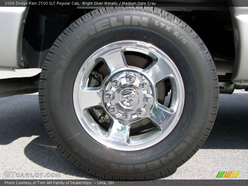 Bright Silver Metallic / Medium Slate Gray 2009 Dodge Ram 2500 SLT Regular Cab