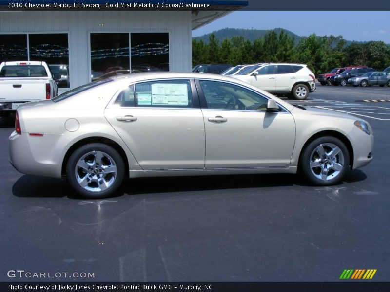 Gold Mist Metallic / Cocoa/Cashmere 2010 Chevrolet Malibu LT Sedan