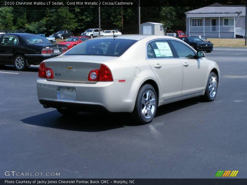 Gold Mist Metallic / Cocoa/Cashmere 2010 Chevrolet Malibu LT Sedan