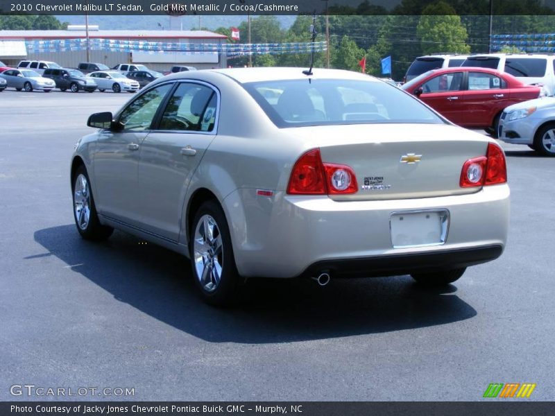 Gold Mist Metallic / Cocoa/Cashmere 2010 Chevrolet Malibu LT Sedan