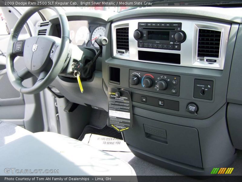 Bright Silver Metallic / Medium Slate Gray 2009 Dodge Ram 2500 SLT Regular Cab