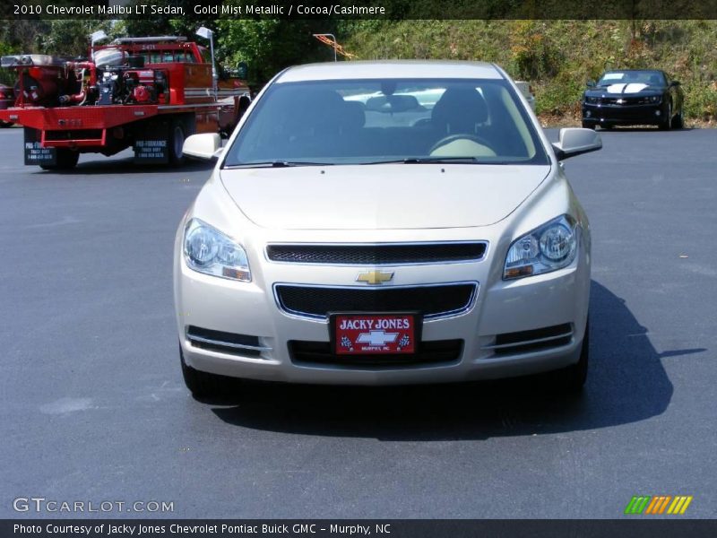 Gold Mist Metallic / Cocoa/Cashmere 2010 Chevrolet Malibu LT Sedan