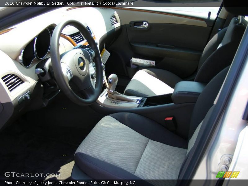 Gold Mist Metallic / Cocoa/Cashmere 2010 Chevrolet Malibu LT Sedan