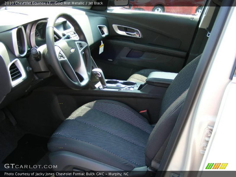 Gold Mist Metallic / Jet Black 2010 Chevrolet Equinox LT