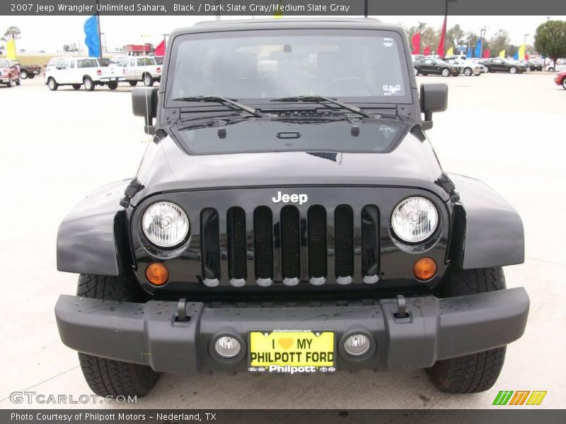 Black / Dark Slate Gray/Medium Slate Gray 2007 Jeep Wrangler Unlimited Sahara
