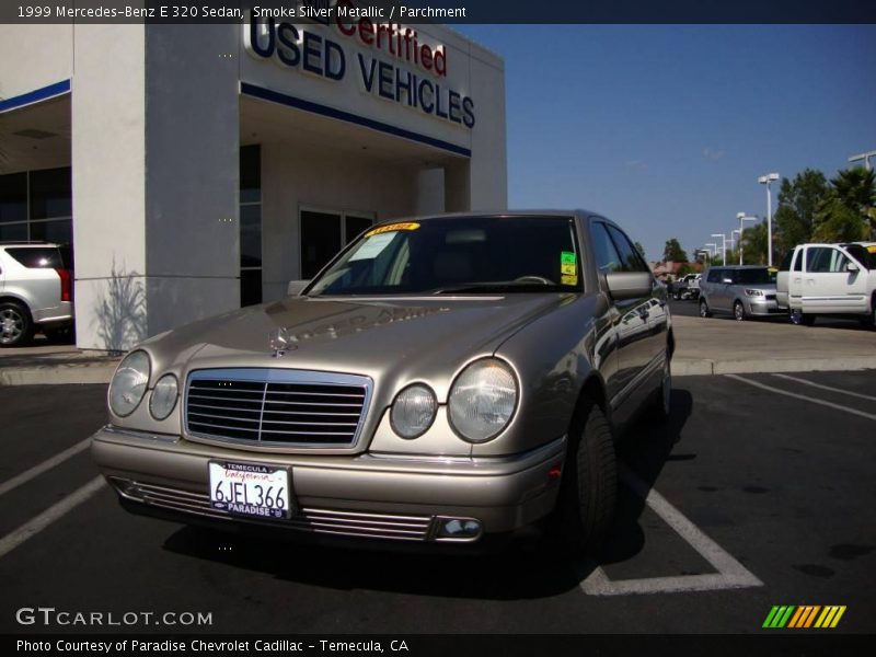 Smoke Silver Metallic / Parchment 1999 Mercedes-Benz E 320 Sedan