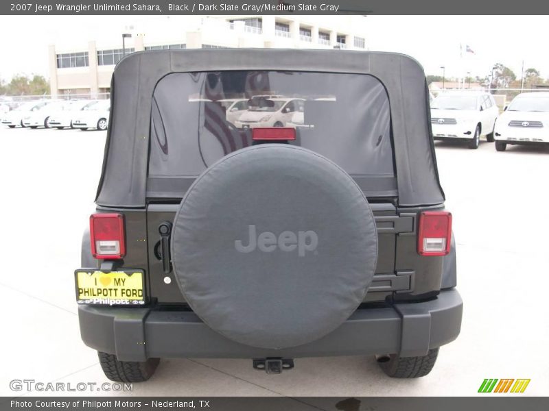 Black / Dark Slate Gray/Medium Slate Gray 2007 Jeep Wrangler Unlimited Sahara