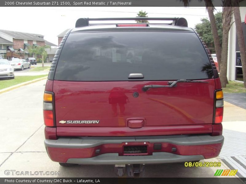 Sport Red Metallic / Tan/Neutral 2006 Chevrolet Suburban Z71 1500