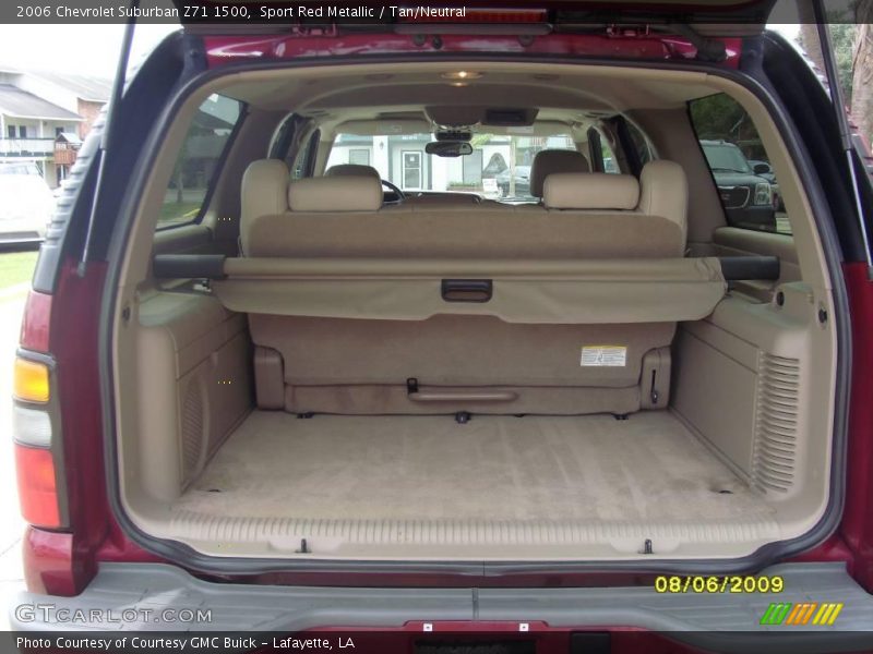 Sport Red Metallic / Tan/Neutral 2006 Chevrolet Suburban Z71 1500