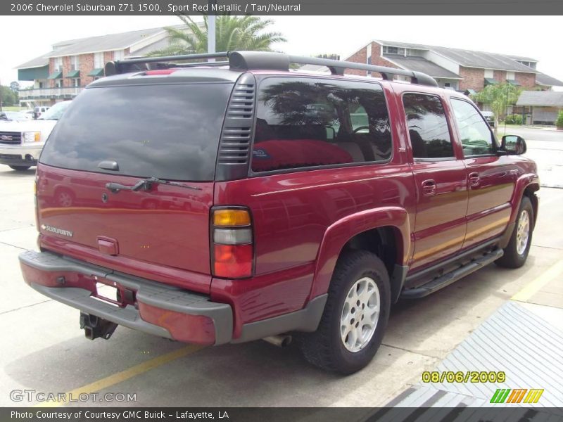 Sport Red Metallic / Tan/Neutral 2006 Chevrolet Suburban Z71 1500