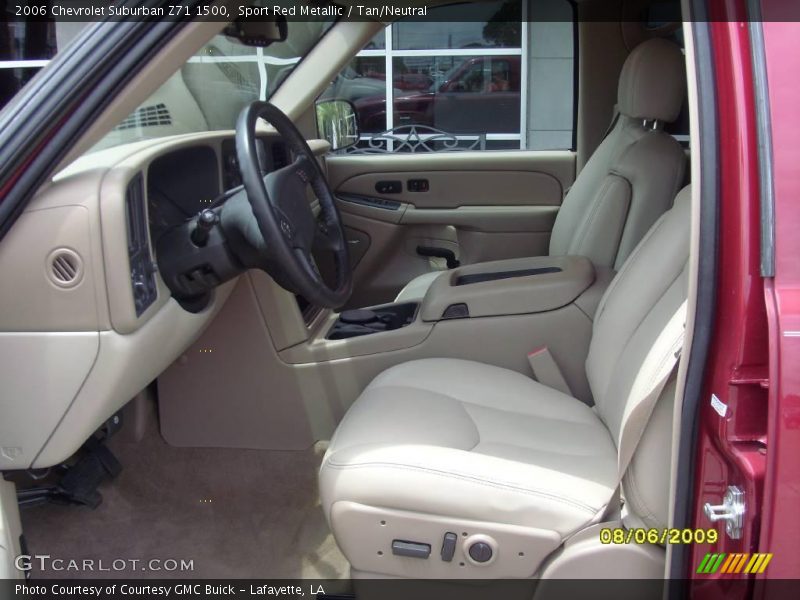 Sport Red Metallic / Tan/Neutral 2006 Chevrolet Suburban Z71 1500