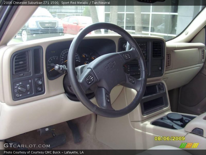 Sport Red Metallic / Tan/Neutral 2006 Chevrolet Suburban Z71 1500