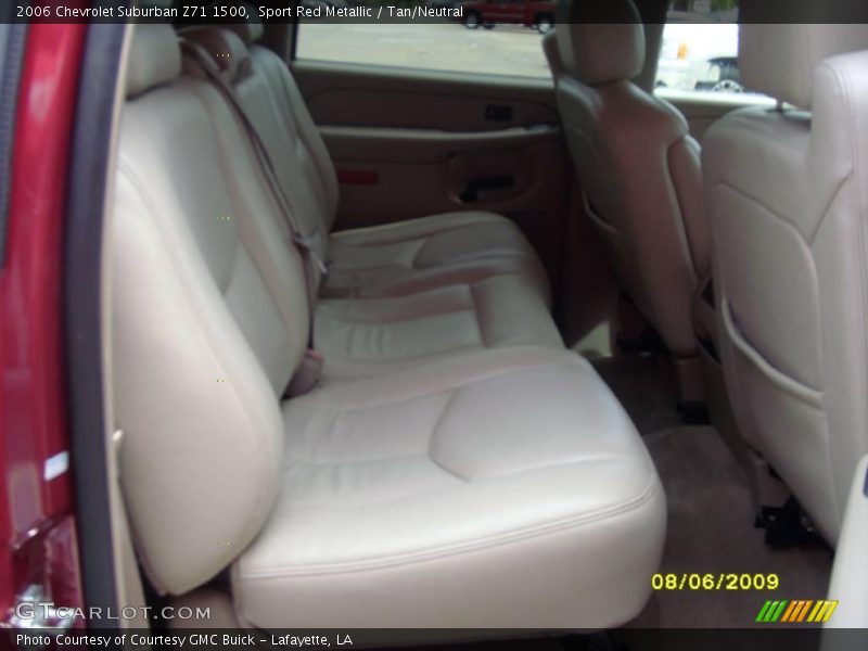 Sport Red Metallic / Tan/Neutral 2006 Chevrolet Suburban Z71 1500