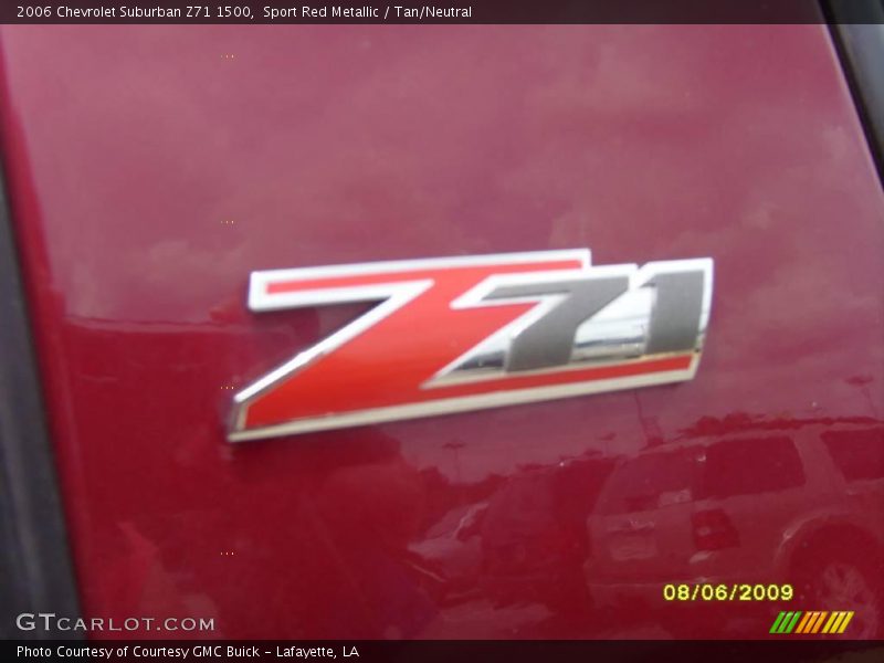 Sport Red Metallic / Tan/Neutral 2006 Chevrolet Suburban Z71 1500