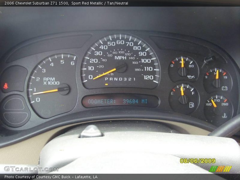 Sport Red Metallic / Tan/Neutral 2006 Chevrolet Suburban Z71 1500