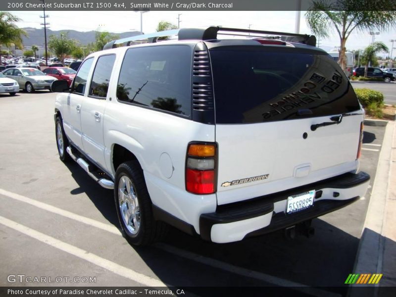 Summit White / Gray/Dark Charcoal 2006 Chevrolet Suburban LTZ 1500 4x4