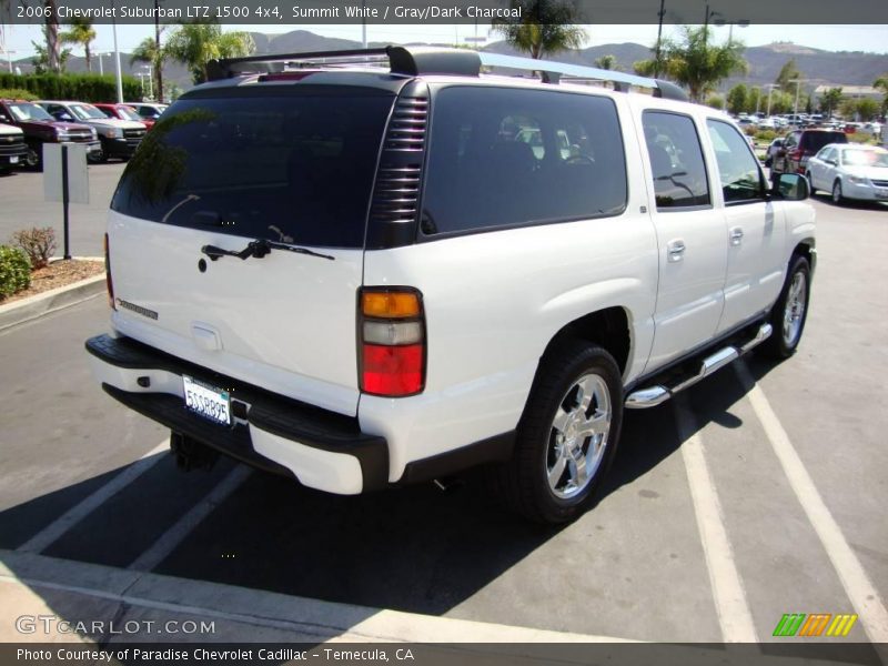 Summit White / Gray/Dark Charcoal 2006 Chevrolet Suburban LTZ 1500 4x4