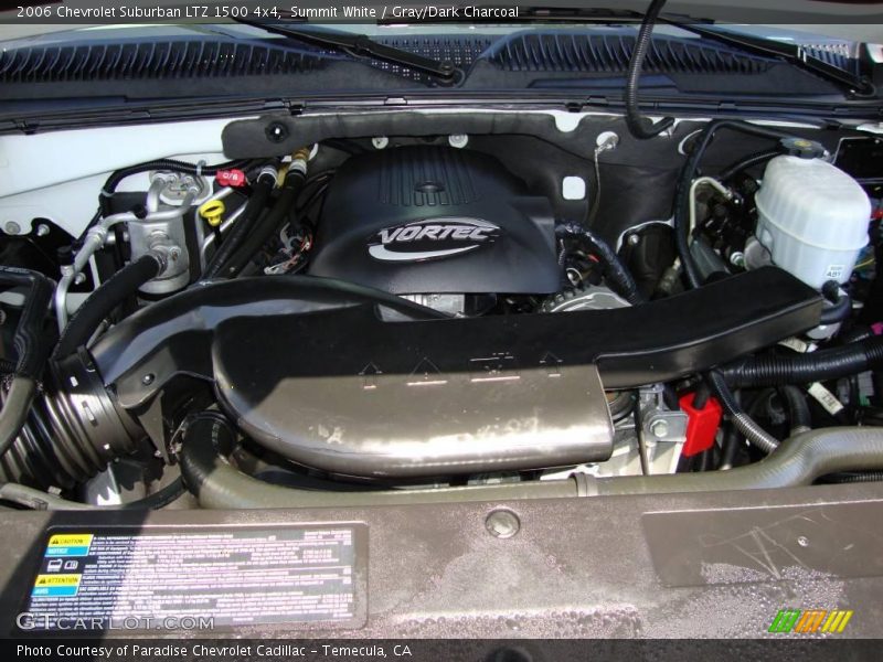 Summit White / Gray/Dark Charcoal 2006 Chevrolet Suburban LTZ 1500 4x4