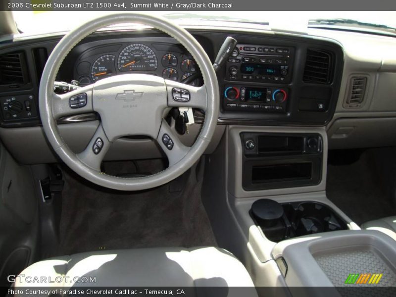 Summit White / Gray/Dark Charcoal 2006 Chevrolet Suburban LTZ 1500 4x4