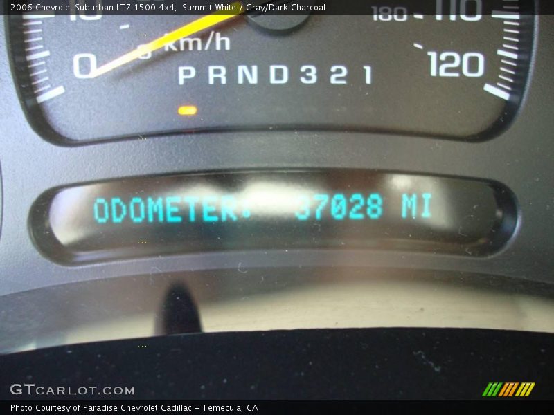 Summit White / Gray/Dark Charcoal 2006 Chevrolet Suburban LTZ 1500 4x4