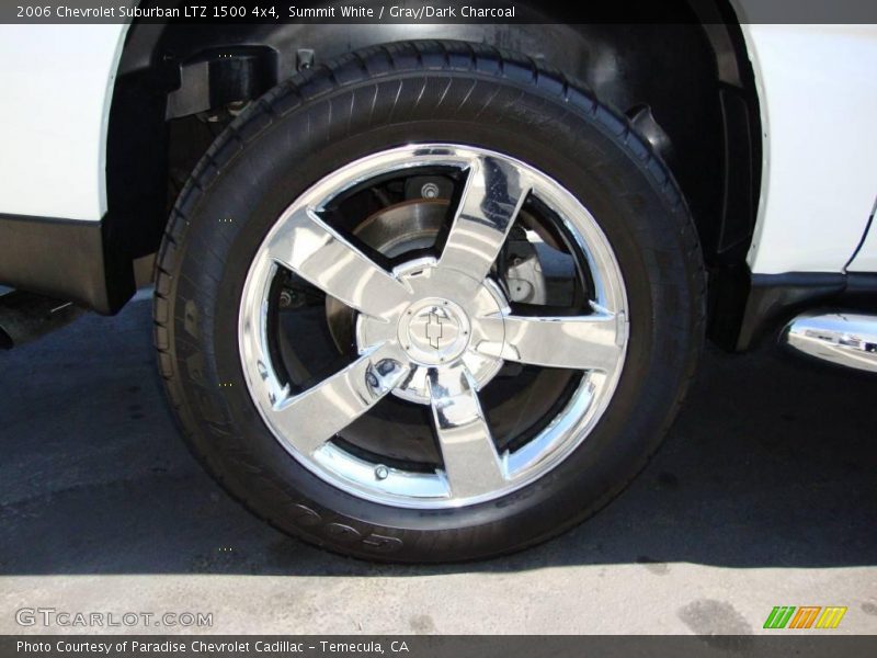 Summit White / Gray/Dark Charcoal 2006 Chevrolet Suburban LTZ 1500 4x4