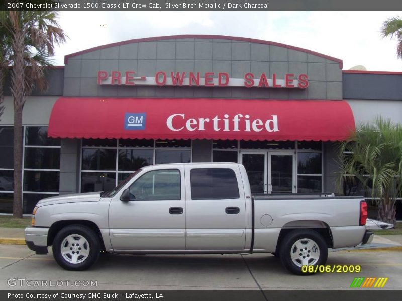 Silver Birch Metallic / Dark Charcoal 2007 Chevrolet Silverado 1500 Classic LT Crew Cab
