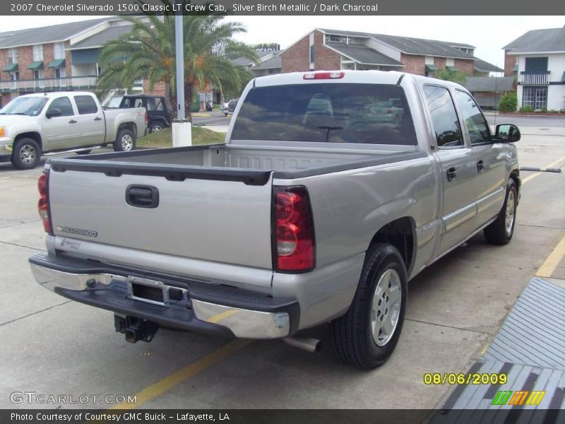 Silver Birch Metallic / Dark Charcoal 2007 Chevrolet Silverado 1500 Classic LT Crew Cab