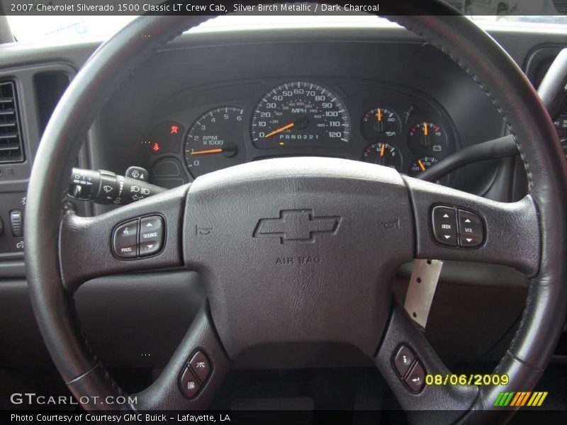 Silver Birch Metallic / Dark Charcoal 2007 Chevrolet Silverado 1500 Classic LT Crew Cab