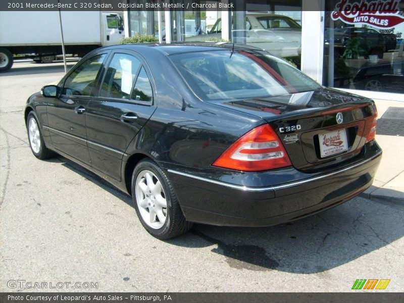 Obsidian Black Metallic / Charcoal Black 2001 Mercedes-Benz C 320 Sedan