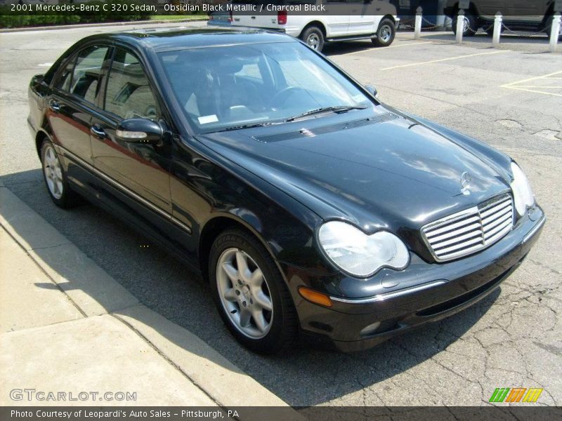 Obsidian Black Metallic / Charcoal Black 2001 Mercedes-Benz C 320 Sedan
