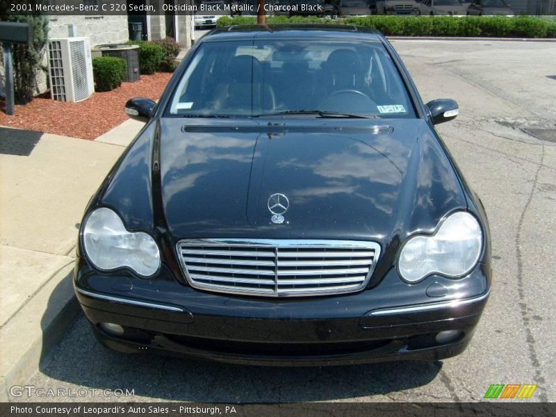 Obsidian Black Metallic / Charcoal Black 2001 Mercedes-Benz C 320 Sedan