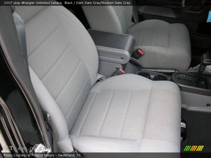 Black / Dark Slate Gray/Medium Slate Gray 2007 Jeep Wrangler Unlimited Sahara