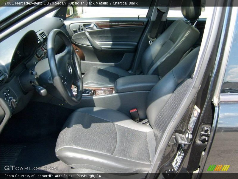 Obsidian Black Metallic / Charcoal Black 2001 Mercedes-Benz C 320 Sedan