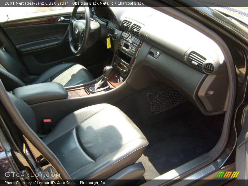Obsidian Black Metallic / Charcoal Black 2001 Mercedes-Benz C 320 Sedan