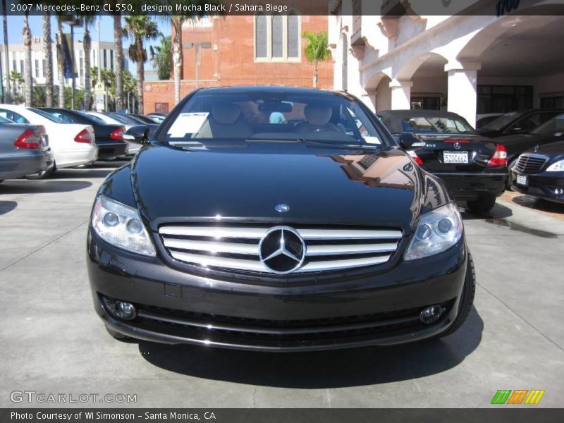 designo Mocha Black / Sahara Biege 2007 Mercedes-Benz CL 550