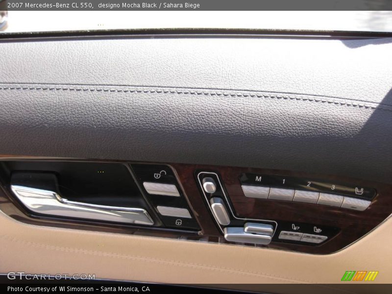 designo Mocha Black / Sahara Biege 2007 Mercedes-Benz CL 550