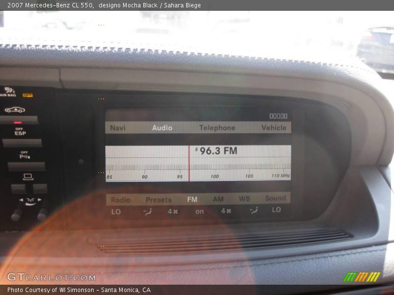 designo Mocha Black / Sahara Biege 2007 Mercedes-Benz CL 550
