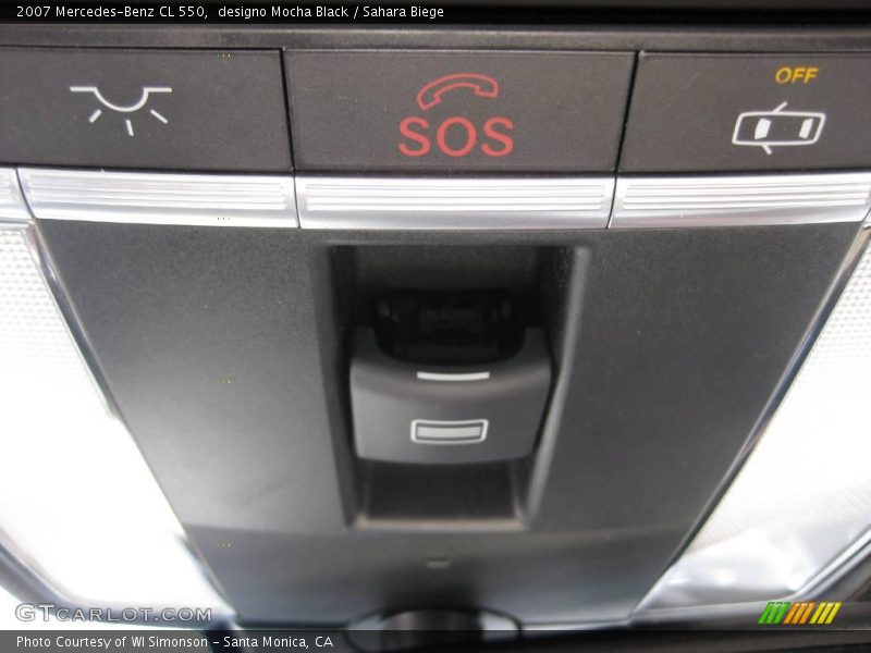 designo Mocha Black / Sahara Biege 2007 Mercedes-Benz CL 550