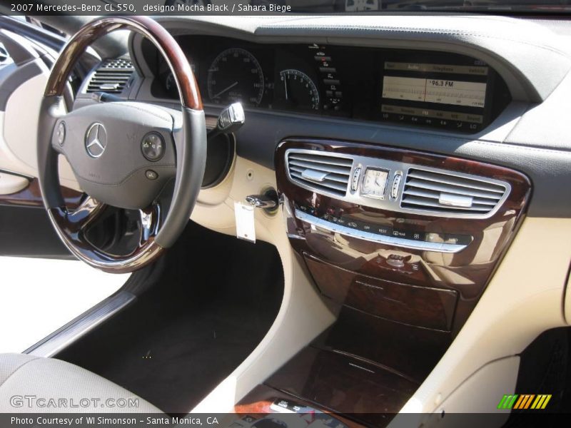 designo Mocha Black / Sahara Biege 2007 Mercedes-Benz CL 550