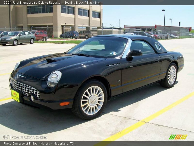 Evening Black / Black Ink 2004 Ford Thunderbird Deluxe Roadster