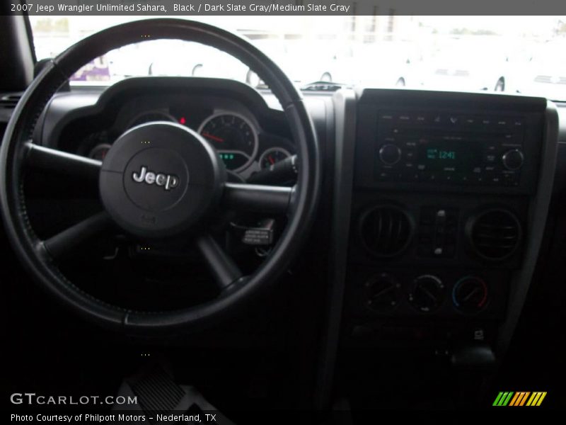 Black / Dark Slate Gray/Medium Slate Gray 2007 Jeep Wrangler Unlimited Sahara