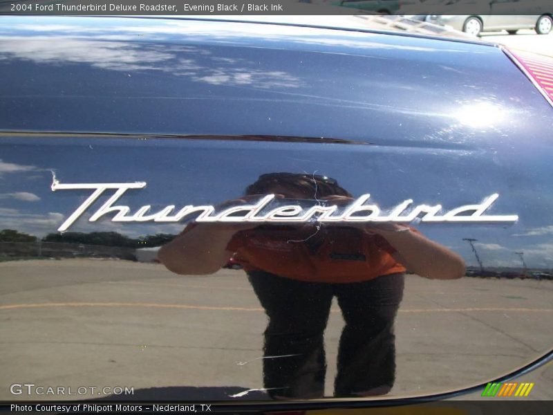 Evening Black / Black Ink 2004 Ford Thunderbird Deluxe Roadster