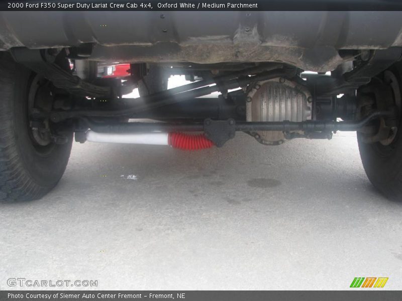 Oxford White / Medium Parchment 2000 Ford F350 Super Duty Lariat Crew Cab 4x4