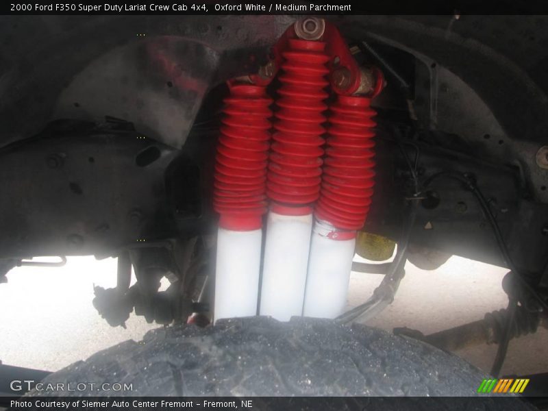 Oxford White / Medium Parchment 2000 Ford F350 Super Duty Lariat Crew Cab 4x4
